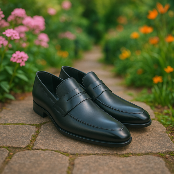 Premium Leather Loafers – Classic Black & Elegant Brown - Image 2
