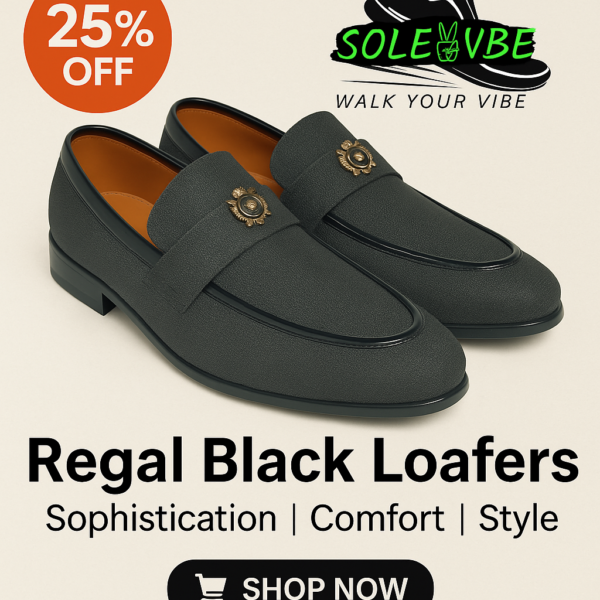 Regal Black Loafers – Elite Formal Edition - Image 6
