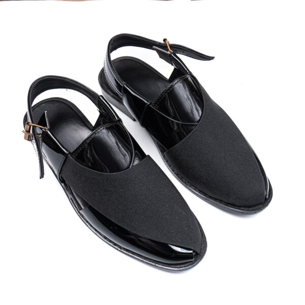 Premium Black Peshawari Chappal – A Fusion of Tradition and Modern Elegance