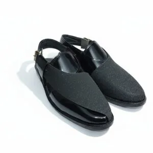 Premium Black Peshawari Chappal – A Fusion of Tradition and Modern Elegance