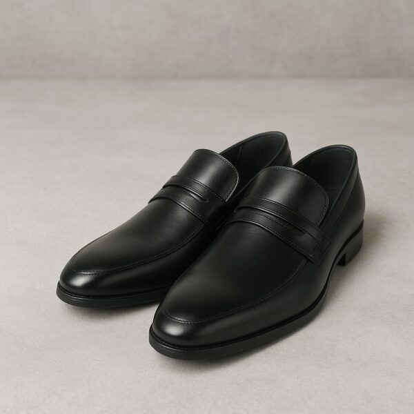 Premium Leather Loafers – Classic Black & Elegant Brown - Image 2