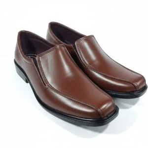 Classic Brown Slip-On Formal Shoes for Men