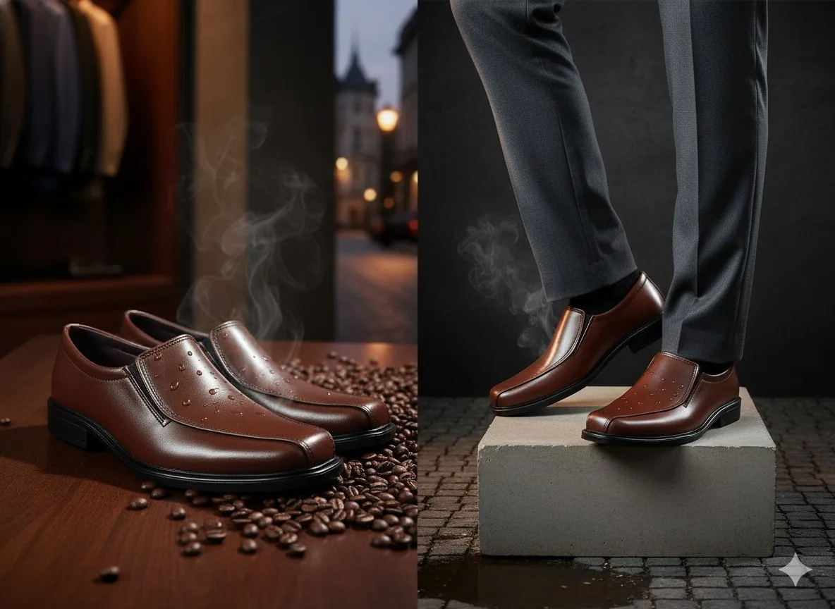 Classic Brown Slip-On Formal Shoes for Men - Image 4