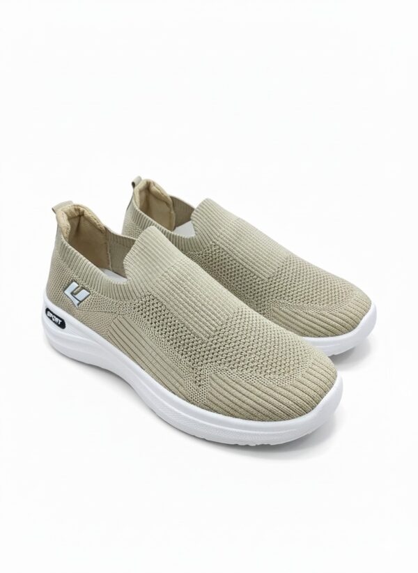 Skechers Arch Fit Slip-On Sneakers – Beige Comfort Edition
