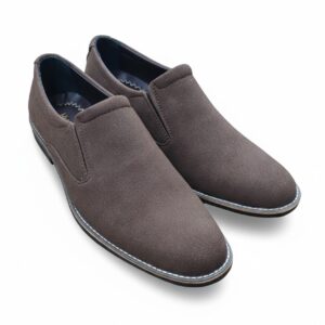 Classic Cocoa Brown Suede Slip-On Loafers