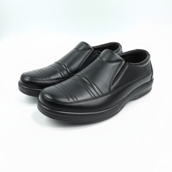 Men’s Brown Slip-On Comfort Formal Shoes - Image 2