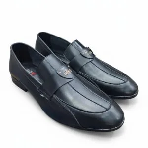 MIA Black Classic Loafers for Men