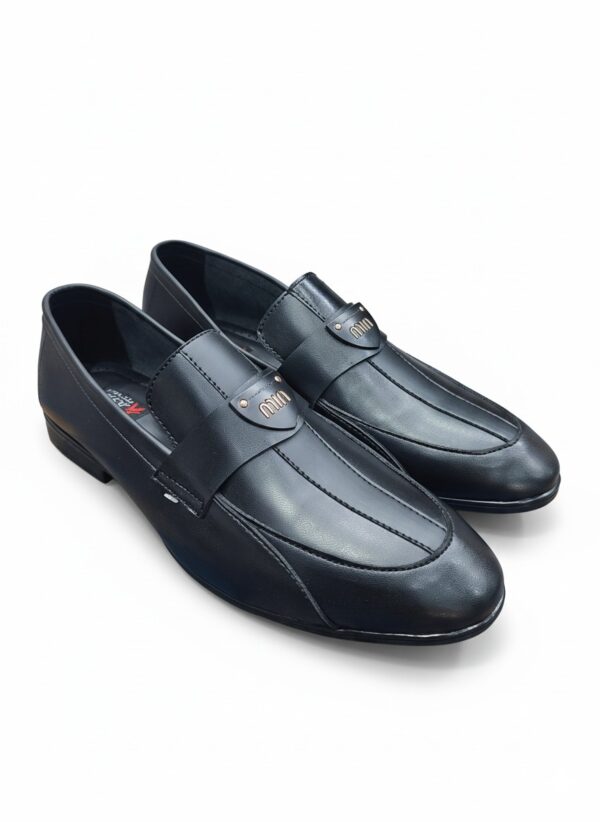 MIA Black Classic Loafers for Men