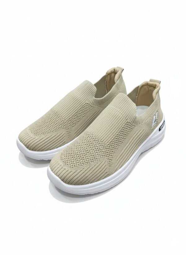 Skechers Arch Fit Slip-On Sneakers – Beige Comfort Edition - Image 2