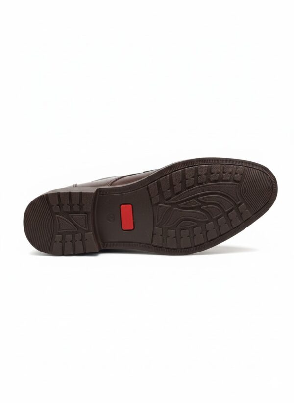 Heritage Woven Buckle Loafers – Rich Brown - Image 4