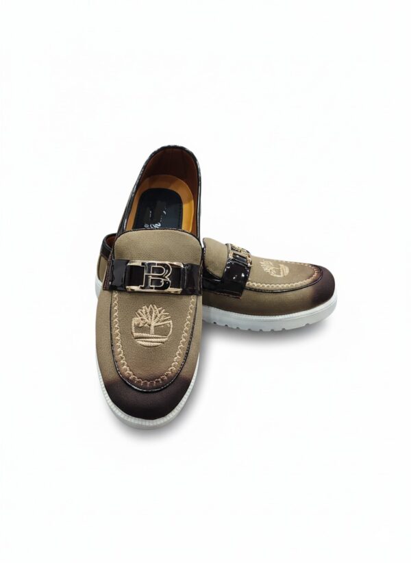 Classic Monogram Loafers – Coffee Brown Edition - Image 3
