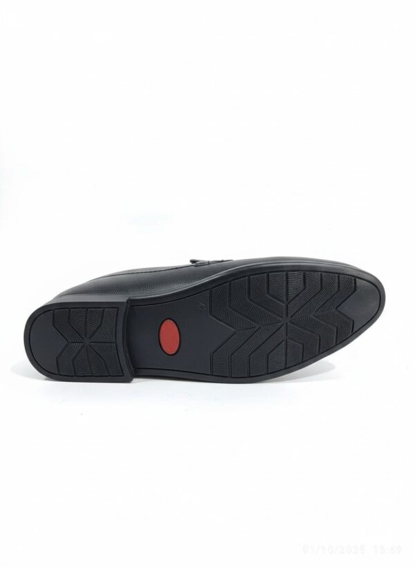 Regal Bee Embellished Loafers – Black Edition - Image 3