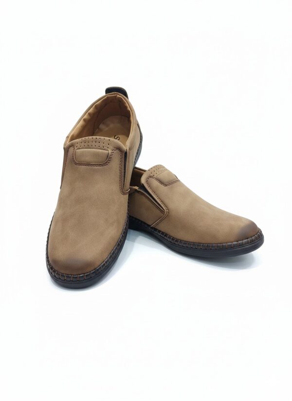 UrbanEase Men’s Slip-On Casual Loafers – Sandstone Brown - Image 3