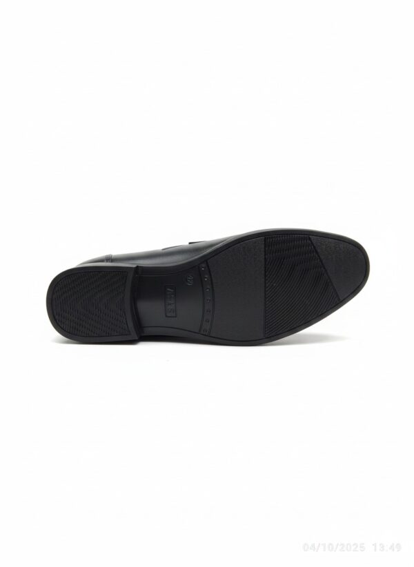 MIA Black Classic Loafers for Men - Image 4