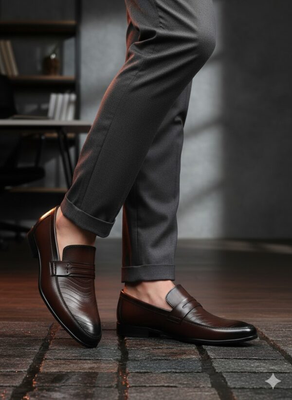Gentleman's Luxe Leather Loafers – Classic Edition - Image 6