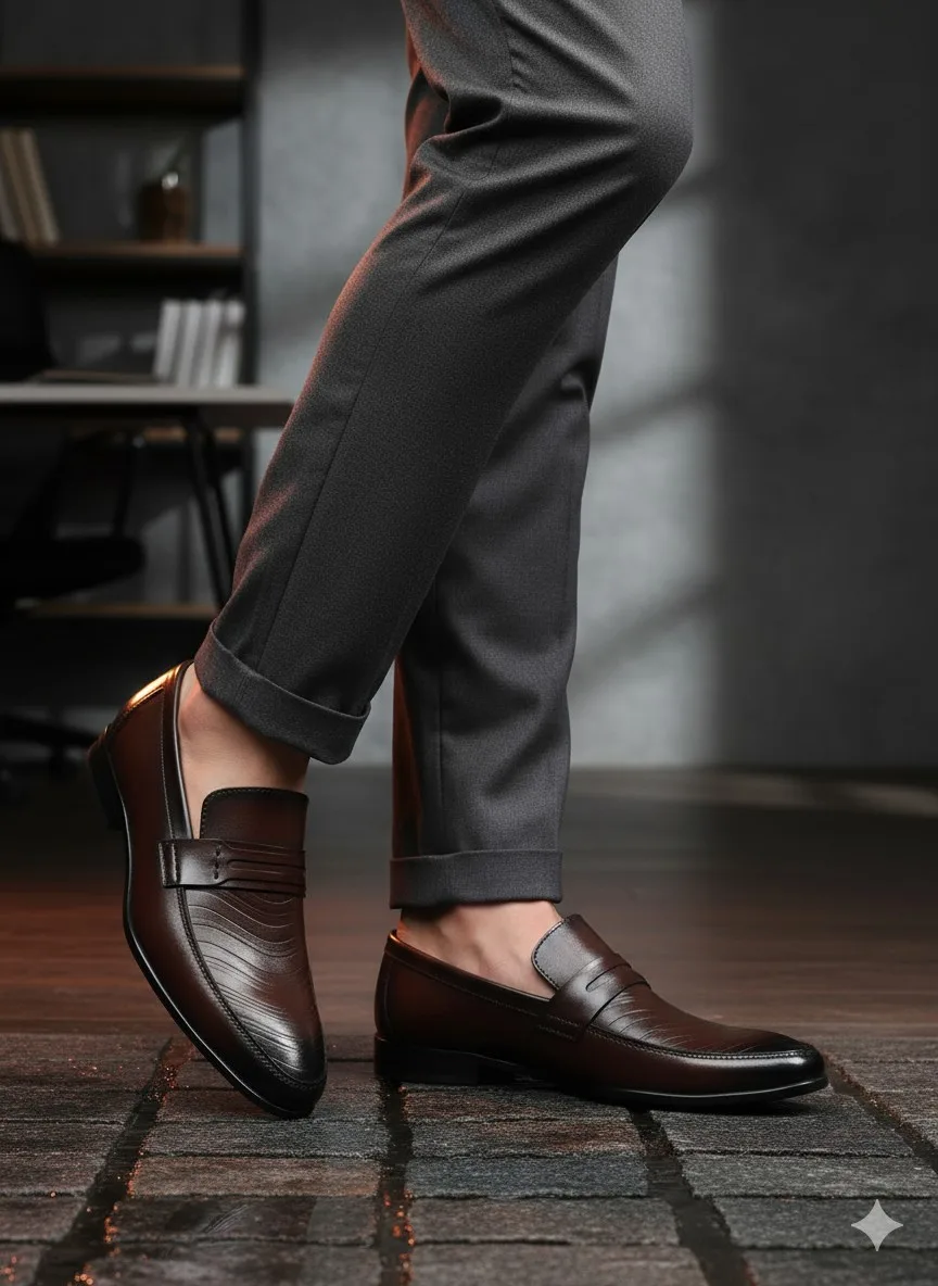 Gentleman's Luxe Leather Loafers – Classic Edition - Image 6