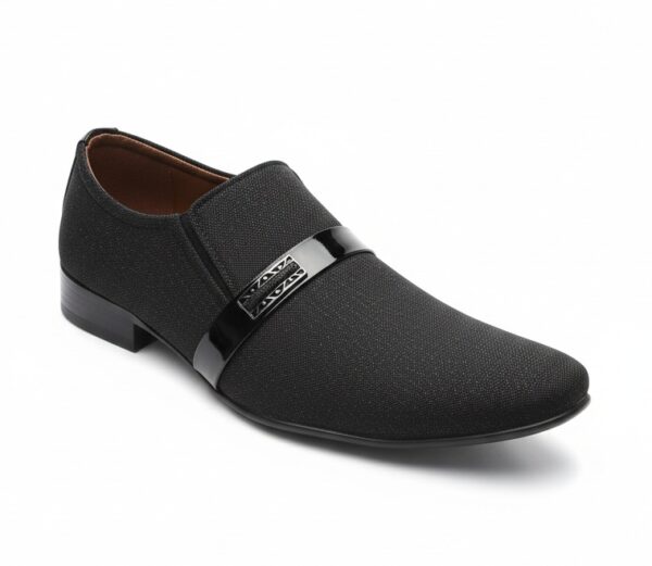 Zircon Black Slip-On Loafers – Formal Edition - Image 2